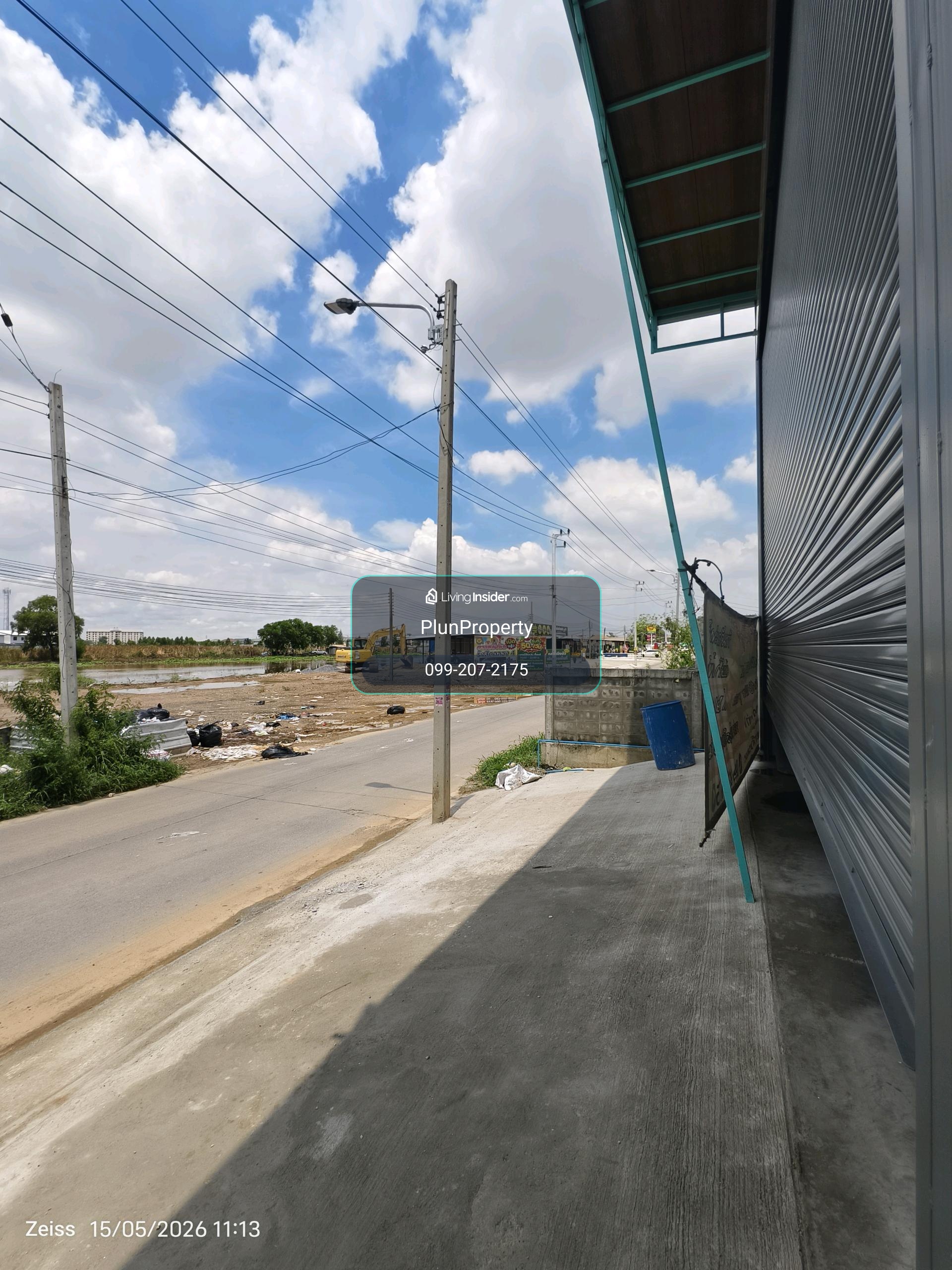 No need to rent!!! Warehouse, large plot 1000 sq m. (divided for sale) in front of the Show Room shop, next to the road, opposite Bueng Bua Market, C.J. More - Rangsit, Khlong 4, Khlong Luang. – รูปที่ 4