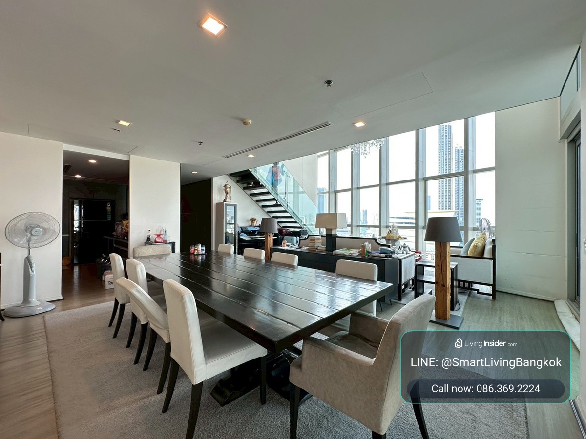 ขาย Duplex 4 ห้องนอน The River Bangkok ห้องหายากริมแม่น้ำเจ้าพระยา ใกล้ BTS กรุงธนบุรี – รูปที่ 4