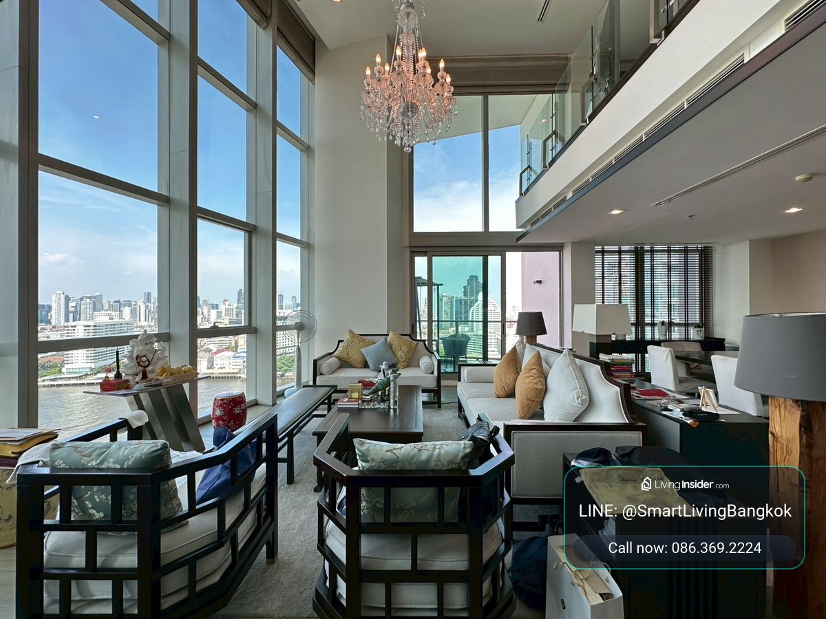 ขาย Duplex 4 ห้องนอน The River Bangkok ห้องหายากริมแม่น้ำเจ้าพระยา ใกล้ BTS กรุงธนบุรี – รูปที่ 2