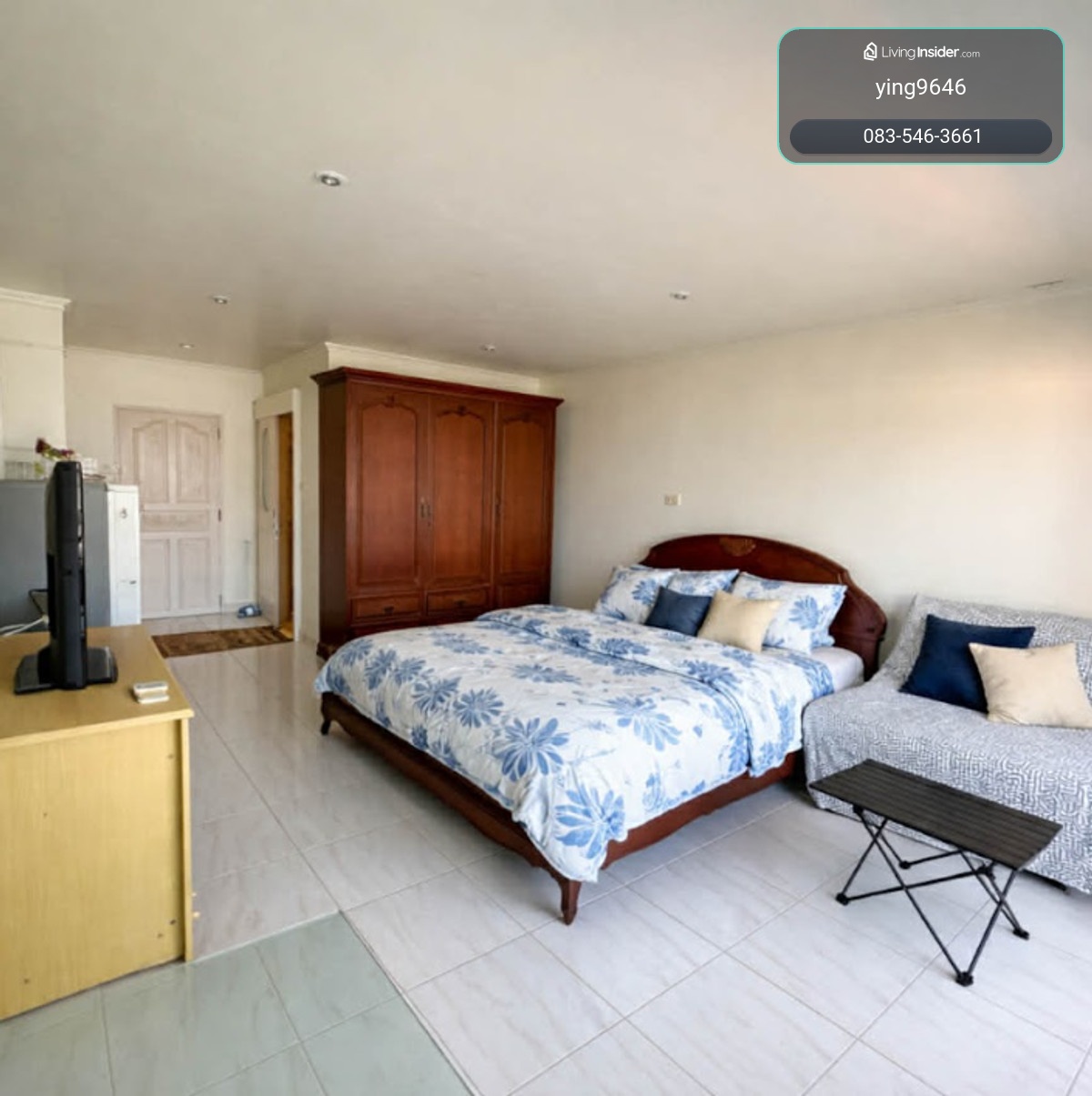 คอนโดให้เช่า/Condo for rent Jomtien Hill Resort (จอมเทียน ฮิลล์ รีสอร์ท) พัทยาใต้ ใกล้ท่าเรือแหลมบาลีฮาย/เซนทรัล – รูปที่ 3