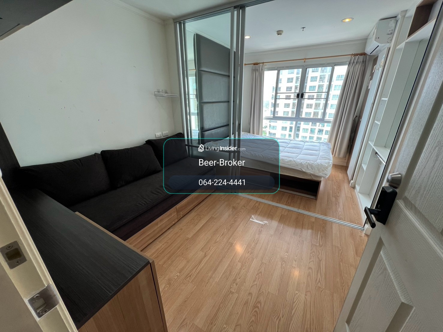 คอนโด 1ห้องนอน 1ห้องน้ำ เฟอร์นิเจอร์ครบ ติด 5แยกปากเกร็ด – รูปที่ 4
