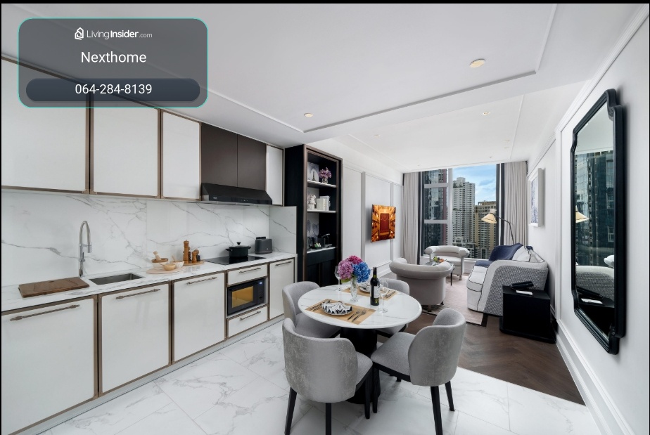 🔥ให้เช่าด่วน🔥LA CLEF Two - Bedroom Executive 88 ตร.ม. ใกล้ BTS ทองหล่อ 150 เมตร ห้องสวยพร้อมเข้าอยู่ + ฟรี Wi-fi + ทำความสะอาด 3 ครั้ง/สัปดาห์ + เลี้ยงสัตว์ได้  (เช่าได้ทั้งระยะสั้นและระยะยาว) – รูปที่ 4
