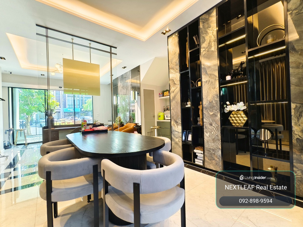 For rent, luxury home office, 4 floors, Premium Place Mix, Ekkamai-Ramintra, 31.7 sq m, 79,000 baht, width 5.5 meters, back edge, next to guardhouse, 3 bedrooms, 4 bathrooms. – รูปที่ 4