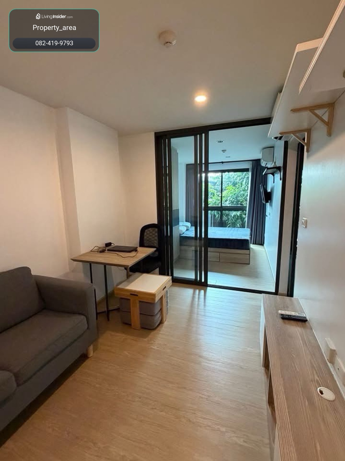 เช่า The Excel Sukhumvit 71 ( the excel เอ็กเซล สุขุมวิท 71 )🛏️ 1 ห้องนอน 🛁 1 ห้องน้ำ 🛋️ 1 ห้องนั่งเล่น ขนาด 28 ตรม. อาคาร B ชั้น 2✨ ราคา 11,000 ✨ – รูปที่ 2