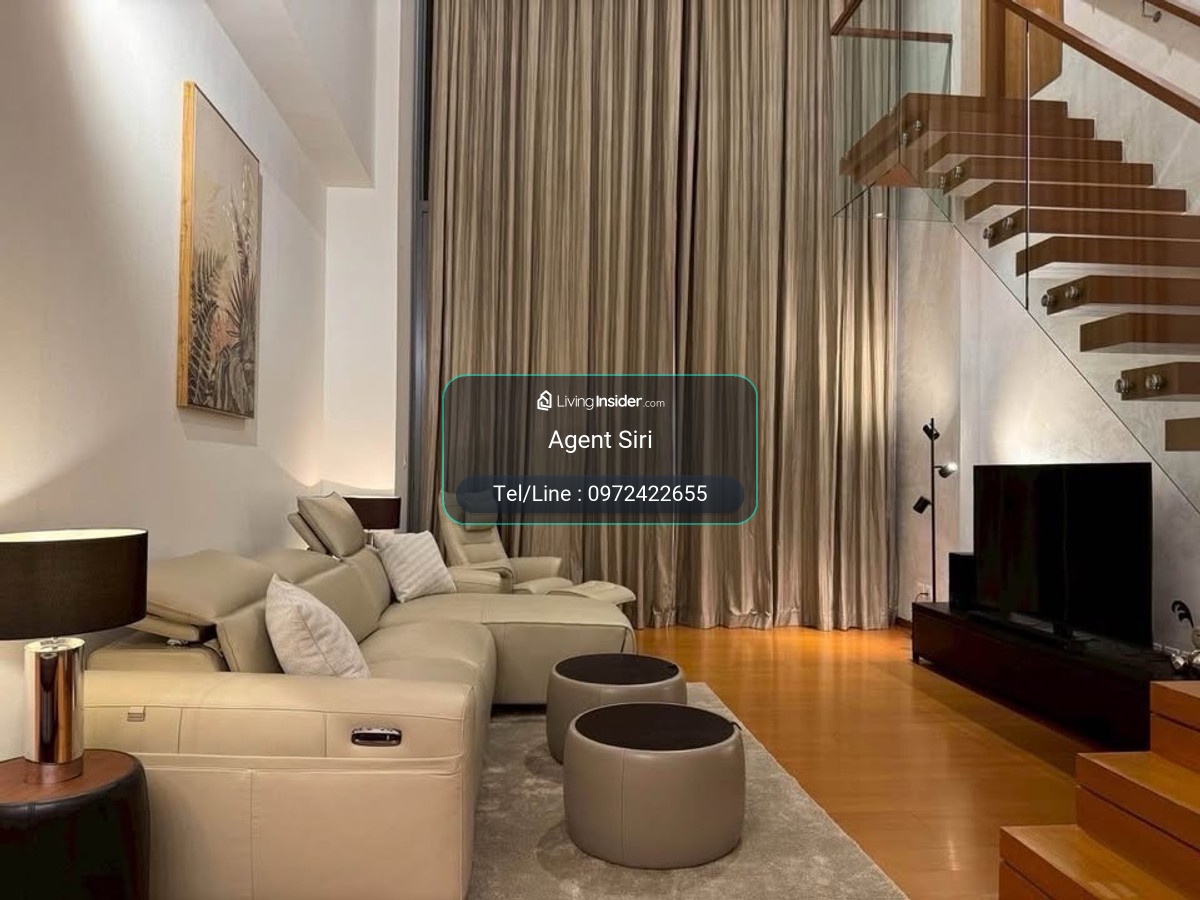 Duplex💙Luxury Condo🔥For Rent🔥2b2b  🚩Sukhothai Residence ✅Pls Call ✅+66972422655 – รูปที่ 3