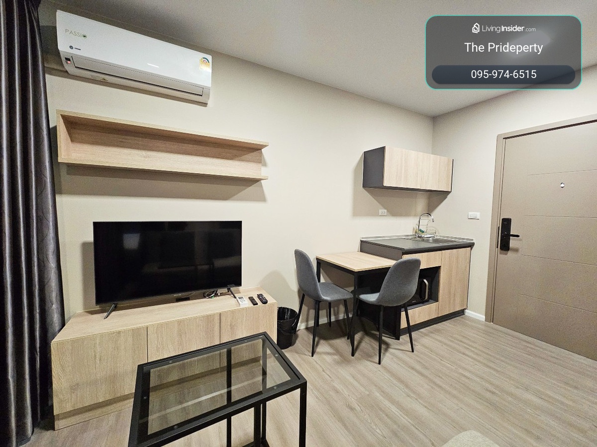 ขาย Dcondo Hideaway รังสิต 26 ตรม. ห้องมุม ชั้น 5 เฟอร์นิเจอร์ครบ – รูปที่ 3