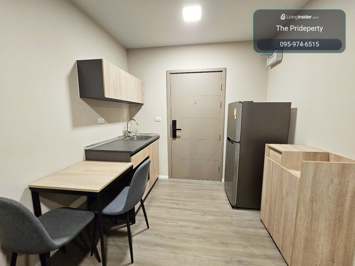 ขาย Dcondo Hideaway รังสิต 26 ตรม. ห้องมุม ชั้น 5 เฟอร์นิเจอร์ครบ – รูปที่ 4