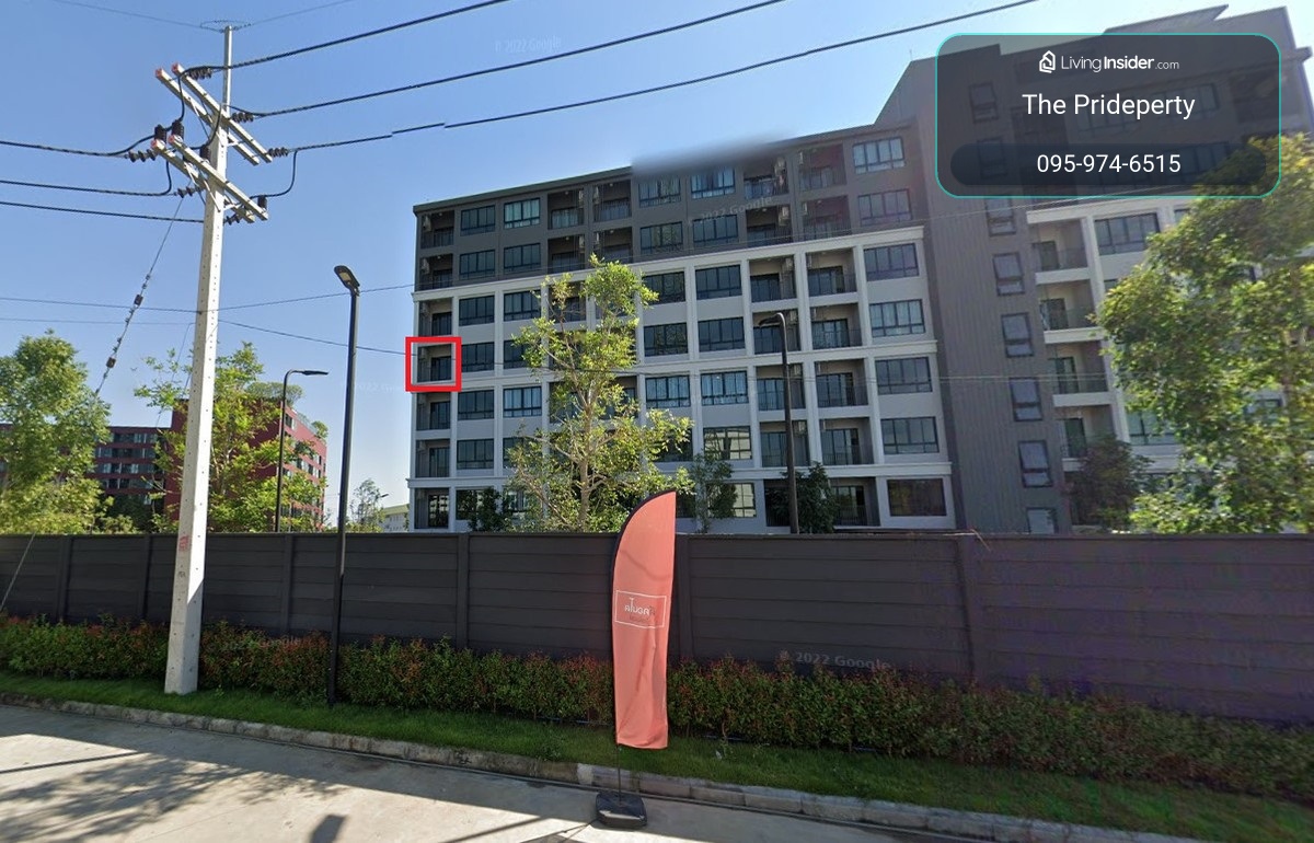 ขาย Dcondo Hideaway รังสิต 26 ตรม. ห้องมุม ชั้น 5 เฟอร์นิเจอร์ครบ – รูปที่ 2