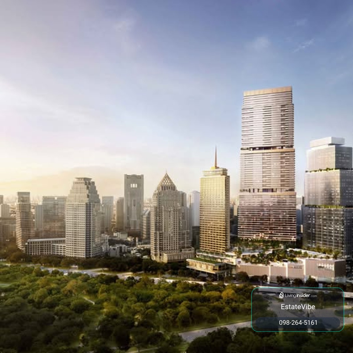 ขายดาวน์ราคาดีมาก 1 ห้องนอนวิวสวน take สวนเต็มๆตาไม่มีอะไรบัง ตำแหน่งดีมาก ✨Dusit Residences✨1 ห้องนอน 1 ห้องน้ำ ขนาด 65.74 ตร.ม ใกล้ BTS / MRT สีลม (0.3 กม.) Tel.0982645161  – รูปที่ 3