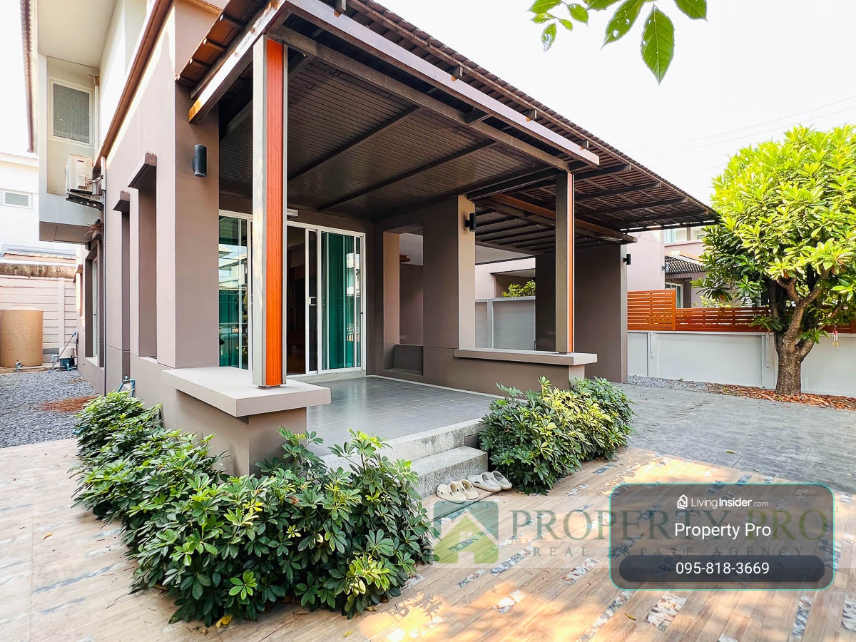 ขาย บ้าน Baranee Residence รังสิต คลอง 3 บ้านเดี่ยว 4 ห้องนอน 57 ตรว 185 ตรม สภาพดี ใกล้ มหาวิทยาลัยธรรมศาสตร์ มหาลัยกรุงเทพ ฟิวเจอร์พาร์ครังสิต ตลาดไท : EL26S-001 – รูปที่ 2