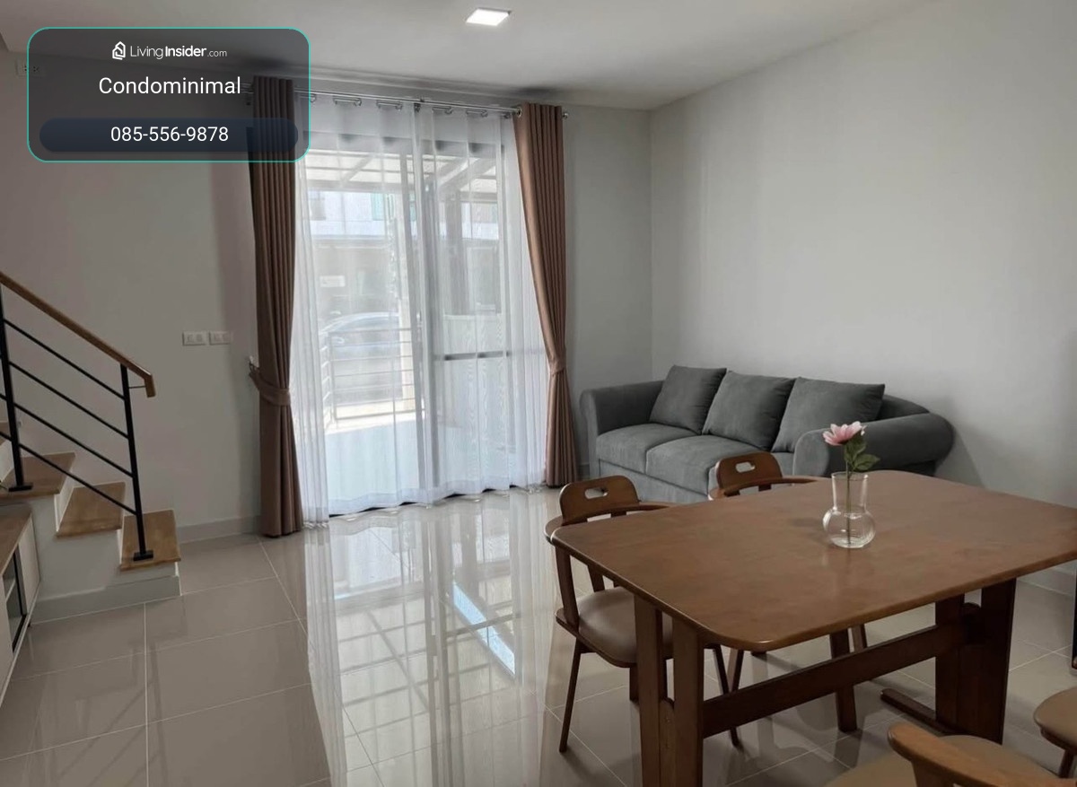 Townhouse for rent, Preno Sukhumvit Bangna 3 project. – รูปที่ 3