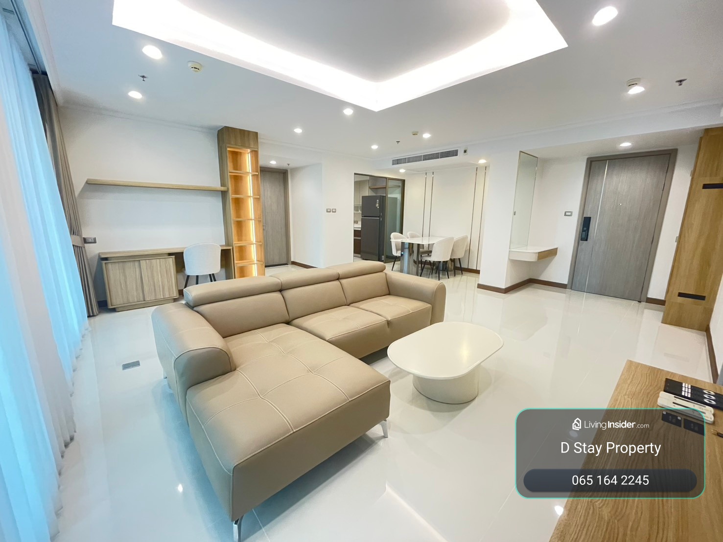Best room for rent Supalai Oriental Sukhumvit 39, beautiful room, very livable, high floor, city view, fully decorated, ready to move in. – รูปที่ 4