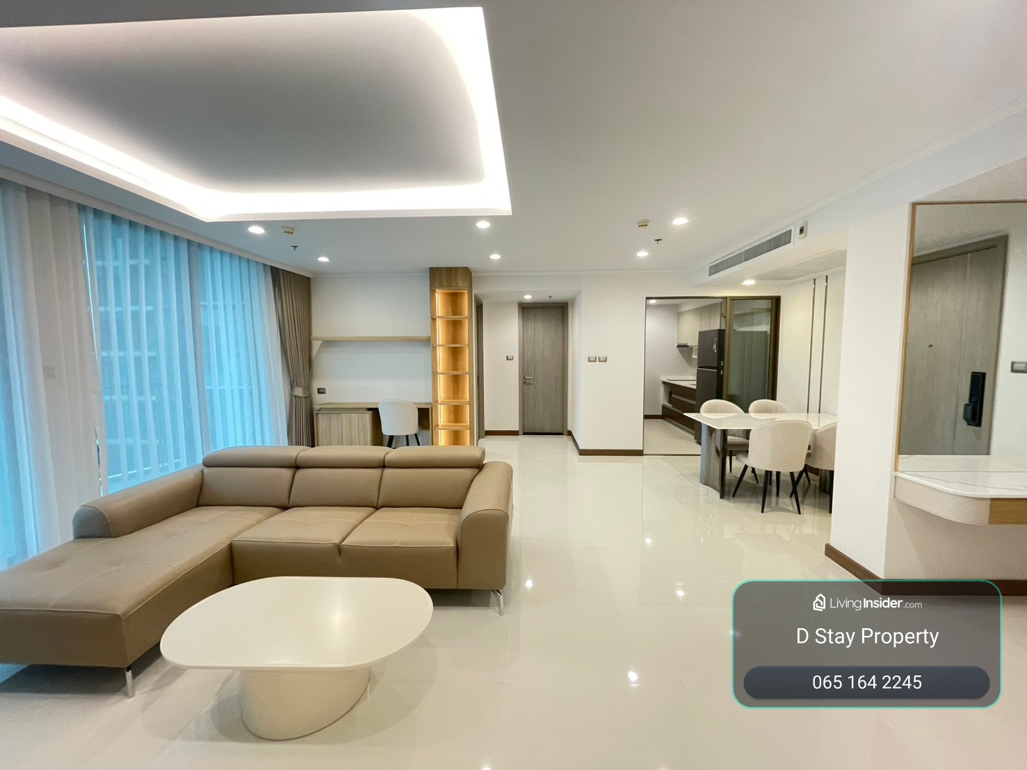Best room for rent Supalai Oriental Sukhumvit 39, beautiful room, very livable, high floor, city view, fully decorated, ready to move in. – รูปที่ 3