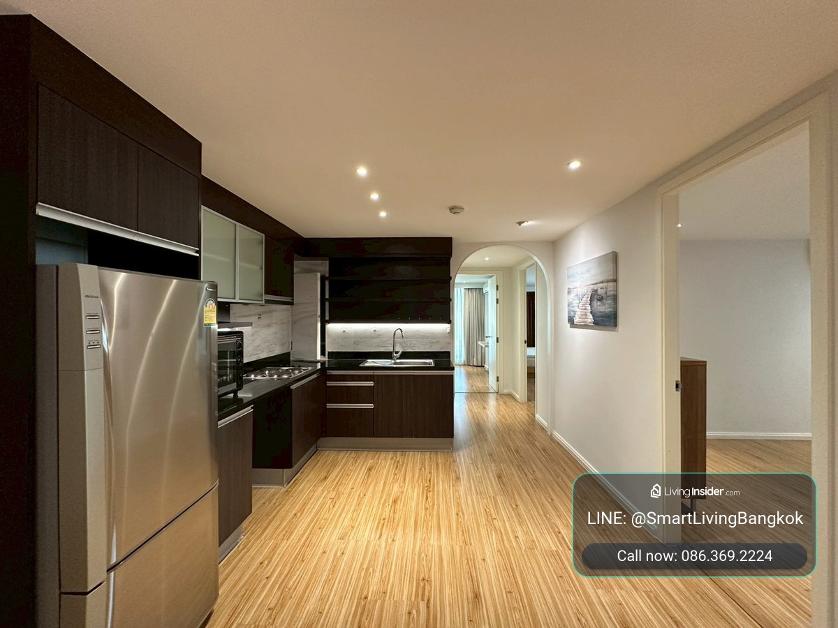 ✨🏢ให้เช่าคอนโดย่านหลังสวน 2+1 ห้องนอน เฟอร์นิเจอร์และเครื่องใช้ไฟฟ้าครบ เดินทางสะดวกใกล้สวนลุมพินี, BTS ราชดำริ, One Bangkok พร้อมเข้าอยู่  – รูปที่ 3