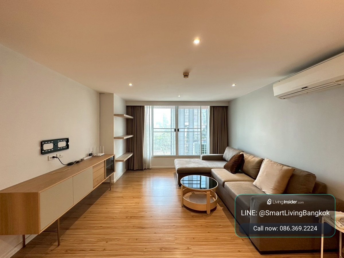 ✨🏢ให้เช่าคอนโดย่านหลังสวน 2+1 ห้องนอน เฟอร์นิเจอร์และเครื่องใช้ไฟฟ้าครบ เดินทางสะดวกใกล้สวนลุมพินี, BTS ราชดำริ, One Bangkok พร้อมเข้าอยู่  – รูปที่ 2