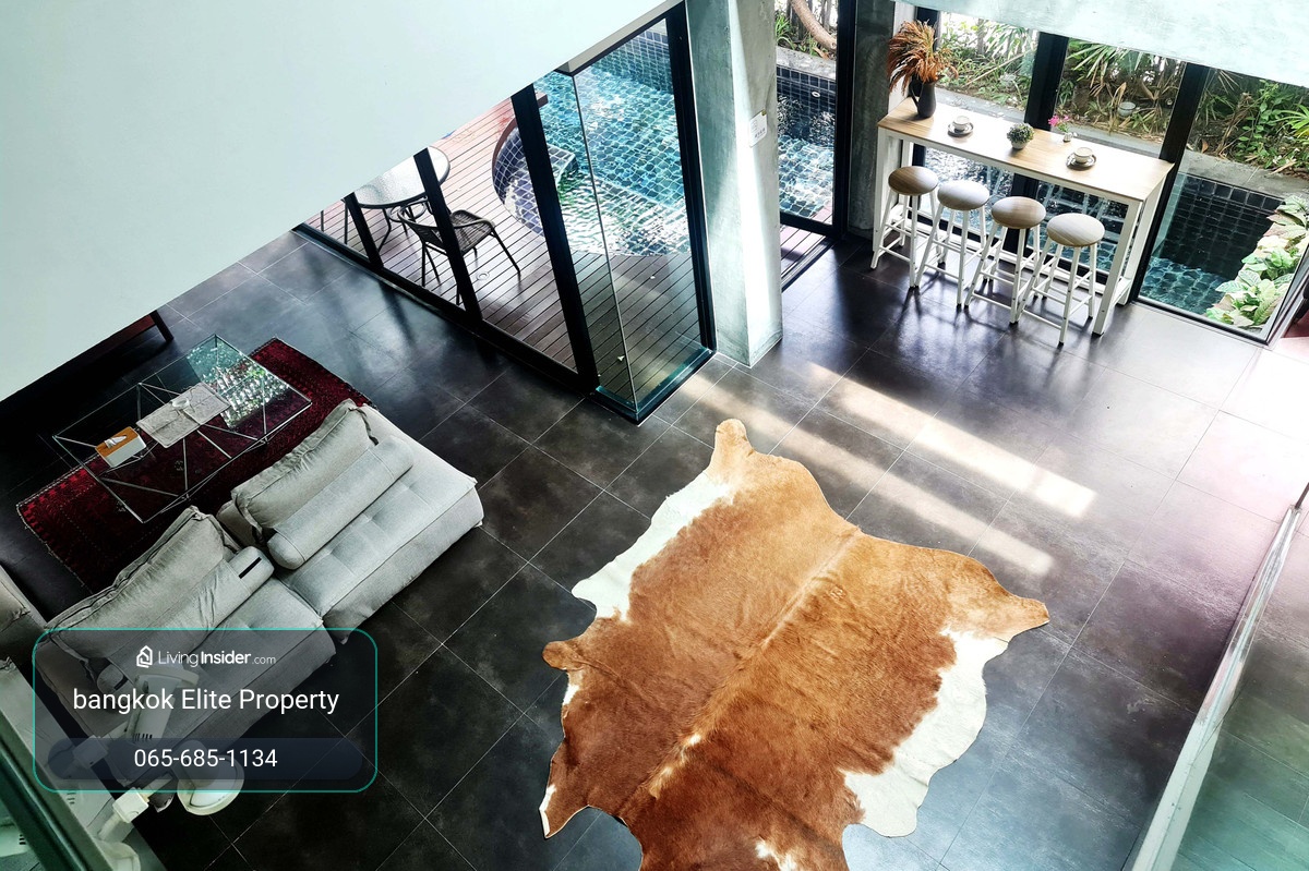 House wz private swiming pool in Thonglor Sukhumvit, only 800 meters to BTS Thonglor station – รูปที่ 2