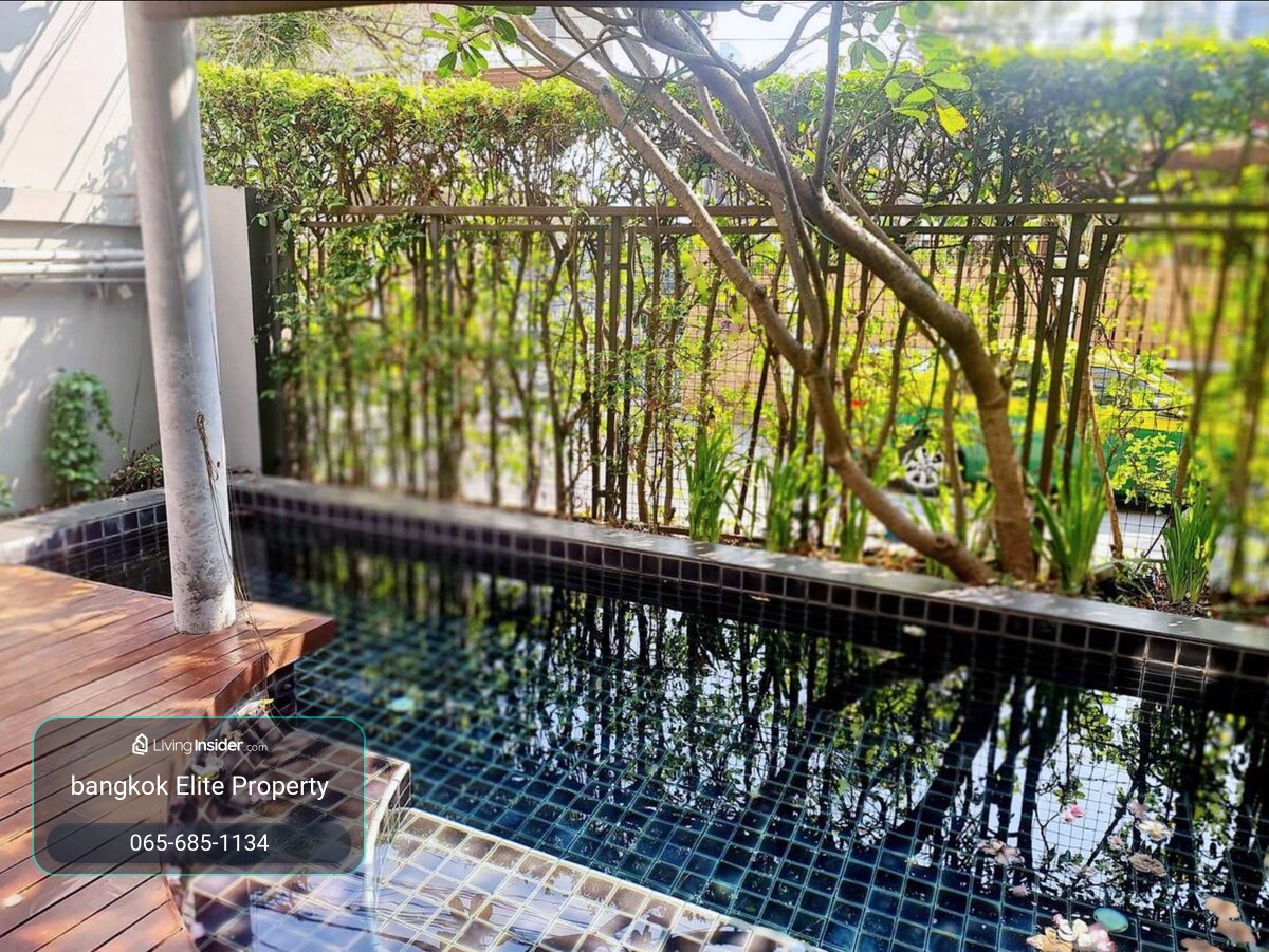 House wz private swiming pool in Thonglor Sukhumvit, only 800 meters to BTS Thonglor station – รูปที่ 4