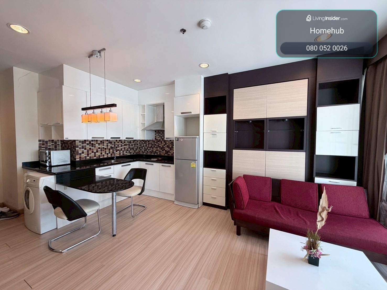 ให้ เช่า The Address siam ดิ แอดเดรส สยาม 2ห้องนอน 1ห้องน้ำ (พร้อมอยู่) – รูปที่ 2