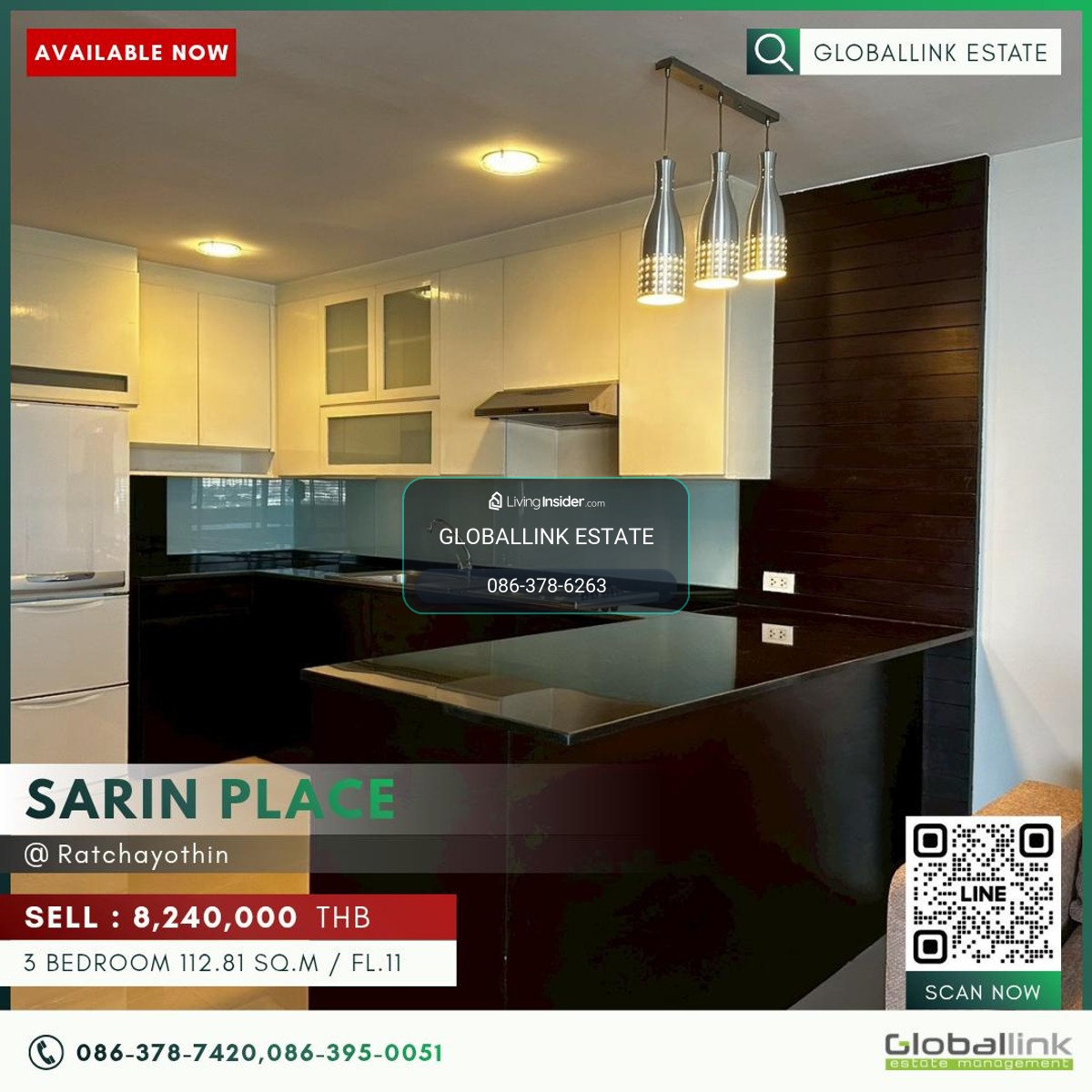 (GBL2368)คอนโด สารินเพลส (Sarin Place) 🏢 – รูปที่ 4