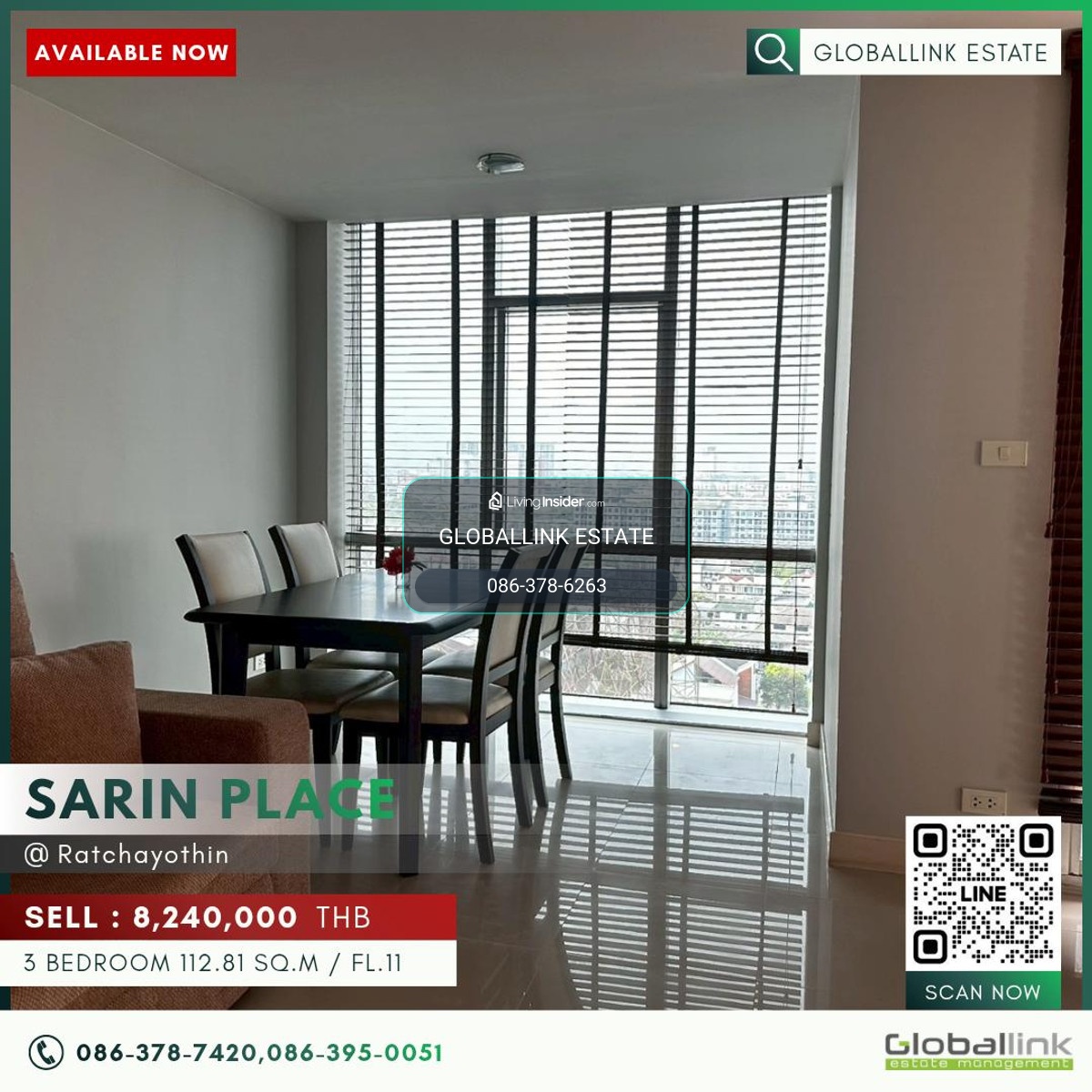 (GBL2368)คอนโด สารินเพลส (Sarin Place) 🏢 – รูปที่ 3