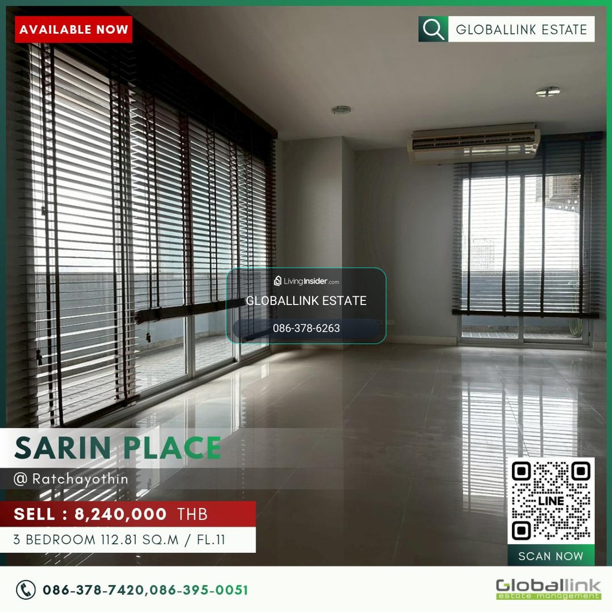 (GBL2368)คอนโด สารินเพลส (Sarin Place) 🏢 – รูปที่ 2