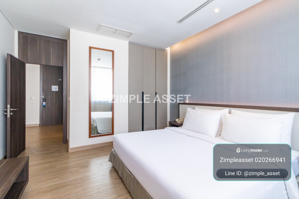 Line ID: @zimple_asset  เซอร์วิสอพาร์ทเมนท์สไตล์โมเดิร์น ใจกลางย่านเพลินจิตและนานา พร้อมอำนวยความสะดวกสบายแก่ผู้เข้าพัก – รูปที่ 4