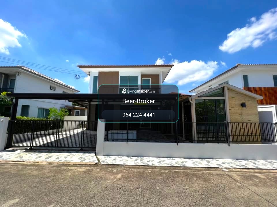 บ้านเดี่ยว ซอยคลองถนน ต่อเติมด้านข้าง 3ห้องนอน 3ห้องน้ำ 3ห้องออฟฟิศ  – รูปที่ 2