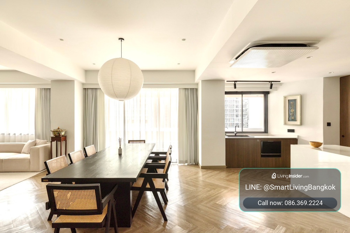 Condo for sale in Sukhumvit area, Newton Tower, 2 bedrooms, 188 sq m., renovate, new interior room condition. Near Lumphini Park – รูปที่ 4