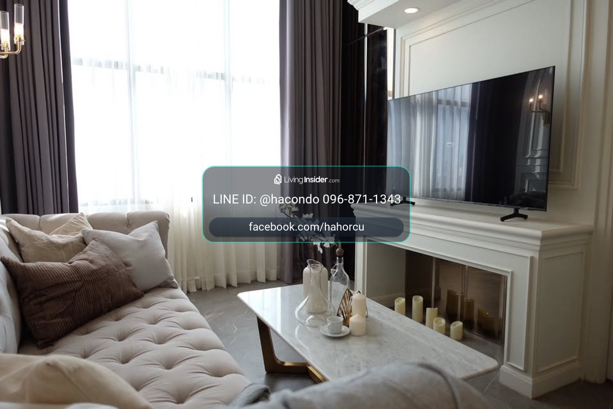 Knightsbridge Prime Sathorn【𝐒𝐄𝐋𝐋 & 𝐑𝐄𝐍𝐓】🔥ห้องลุคโมเดิร์นเรียบหรู โทนเทาสบายตา พร้อมเฟอร์นิเจอร์ดีไซน์ทันสมัยครบการใช้งาน🔥 ติดต่อไลน์ไอดี: @hacondo – รูปที่ 4
