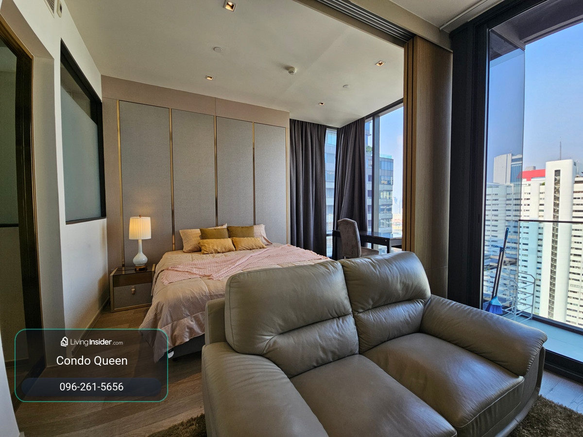 Aston Silom condo for rent: 1 bedroom, 1 bathroom, 36 sq m, 32,000 baht per month. Interested? Call Nong at 096-2615656. Viewing appointments available daily. Spacious 36 sq m room, ready to move in. – รูปที่ 3