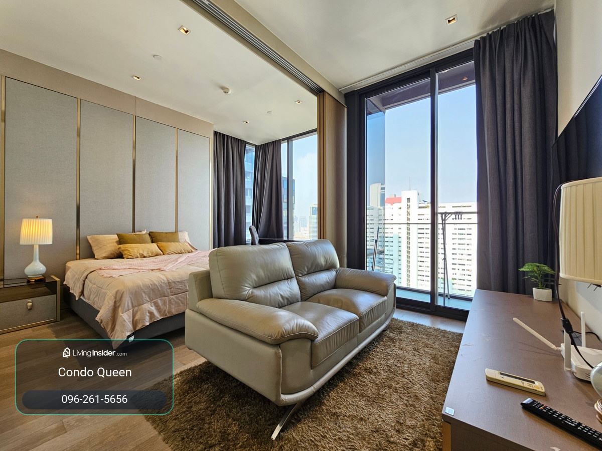 Aston Silom condo for rent: 1 bedroom, 1 bathroom, 36 sq m, 32,000 baht per month. Interested? Call Nong at 096-2615656. Viewing appointments available daily. Spacious 36 sq m room, ready to move in. – รูปที่ 2