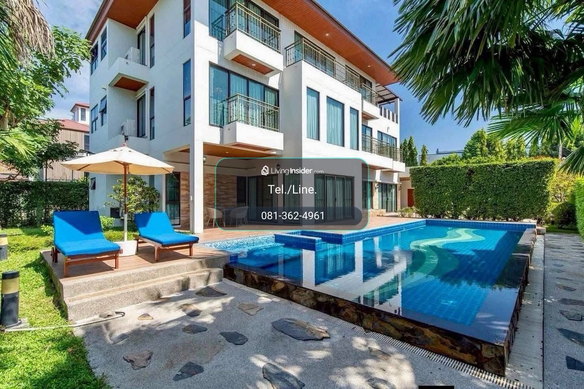 บ้านเดี่ยว 6 ห้องนอน พร้อมสระว่ายน้ำ พระราม 9 Line : @1derhome  – รูปที่ 2