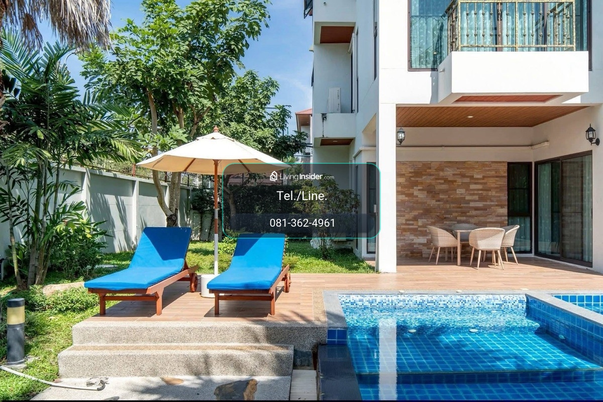 บ้านเดี่ยว 6 ห้องนอน พร้อมสระว่ายน้ำ พระราม 9 Line : @1derhome  – รูปที่ 3