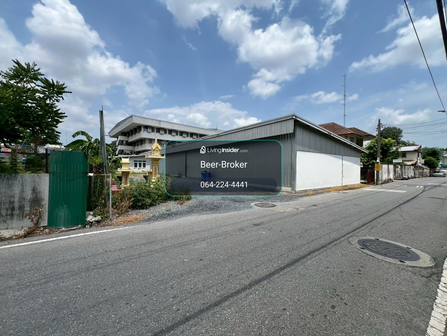 Warehouse in Nonthaburi Soi 48. Large vehicles can access. Size: 400 sq.m. Includes office and parking. – รูปที่ 2