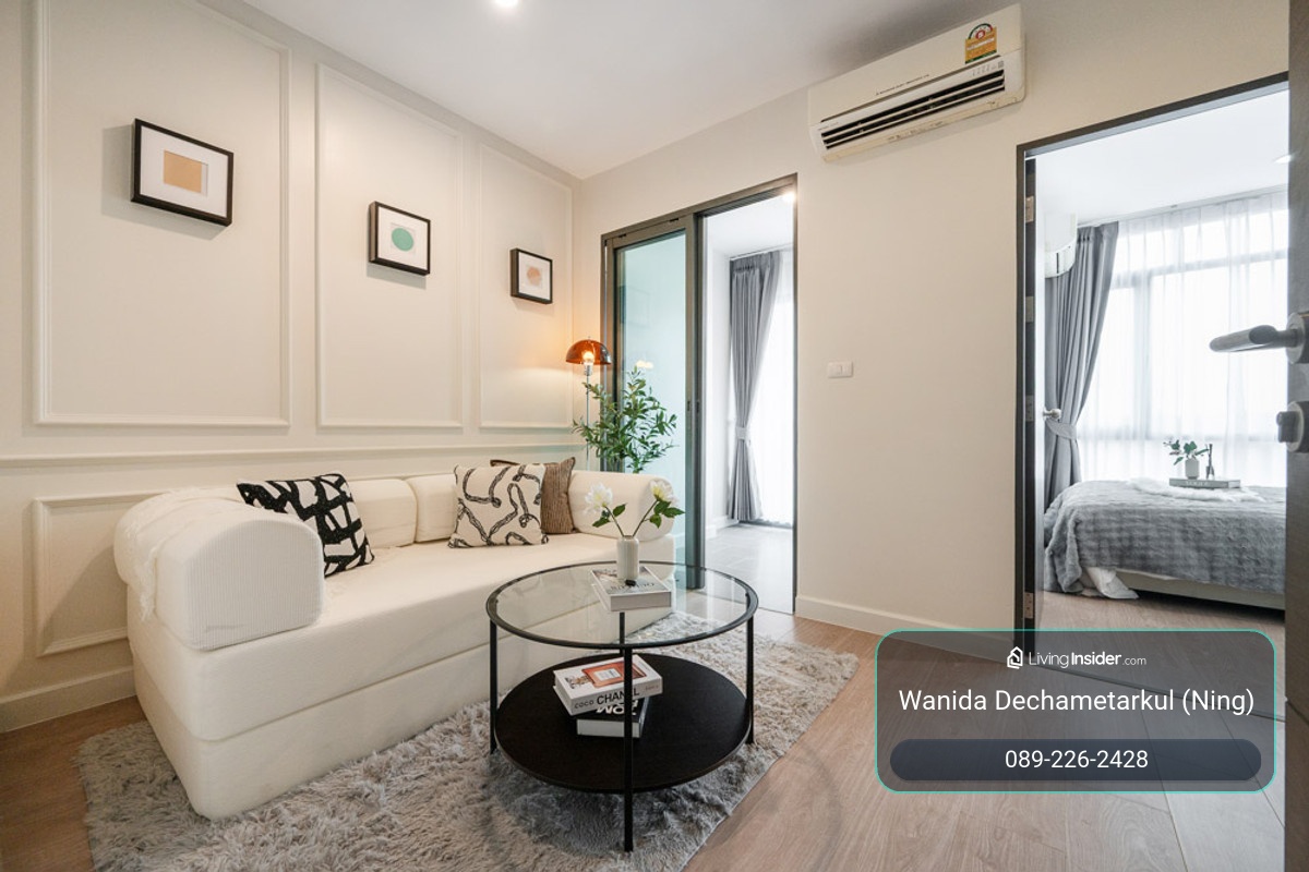 ขายคอนโดรีโนเวทสวย Metro Sky ประชาชื่น 1ห้องนอน 1ห้องน้ำ ผ่อนเพียง 8,000 บาท/เดือน  ติด MRT เตาปูน และ MRT บางซ่อน ใกล้ทางด่วน เดินทางเข้าเมือง โซนบางซื่อ รัชดา หรือ CBD สะดวกมาก – รูปที่ 2