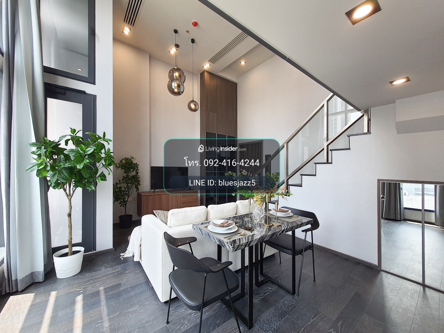 ให้เช่า Conner ราชเทวี 1Bed Loft 50ตรม คอนโดใกล้ BTS ราชเทวี MBK สยามพารากอน เซ็นทรัลเวิลด์ – รูปที่ 3