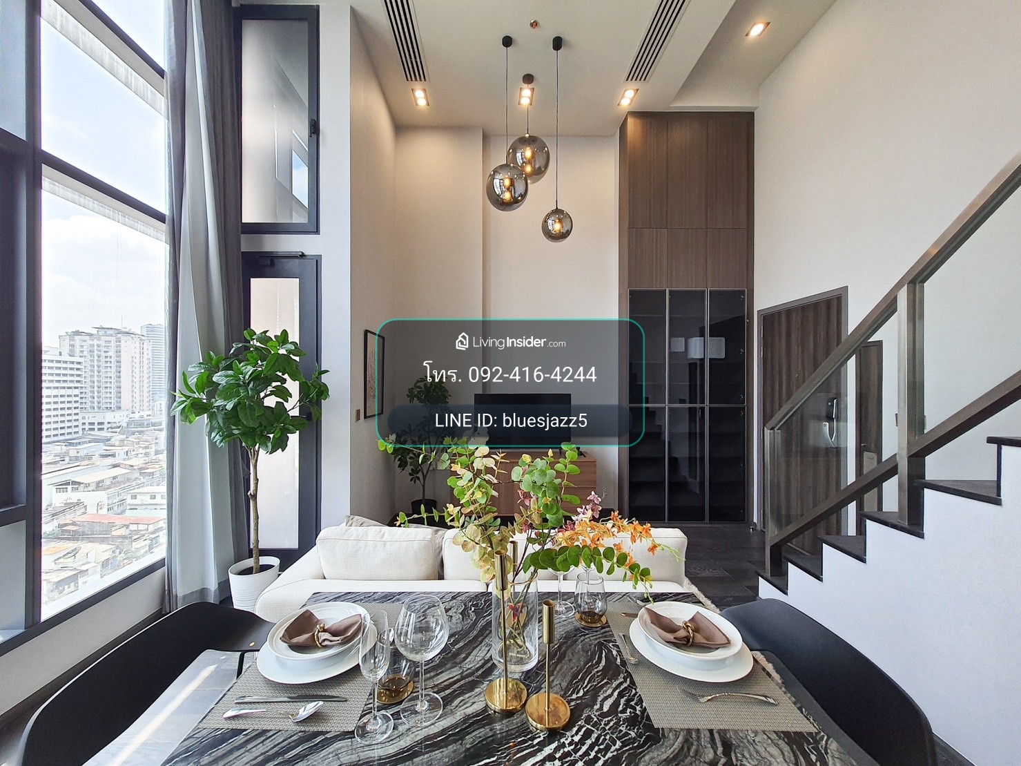 ให้เช่า Conner ราชเทวี 1Bed Loft 50ตรม คอนโดใกล้ BTS ราชเทวี MBK สยามพารากอน เซ็นทรัลเวิลด์ – รูปที่ 2