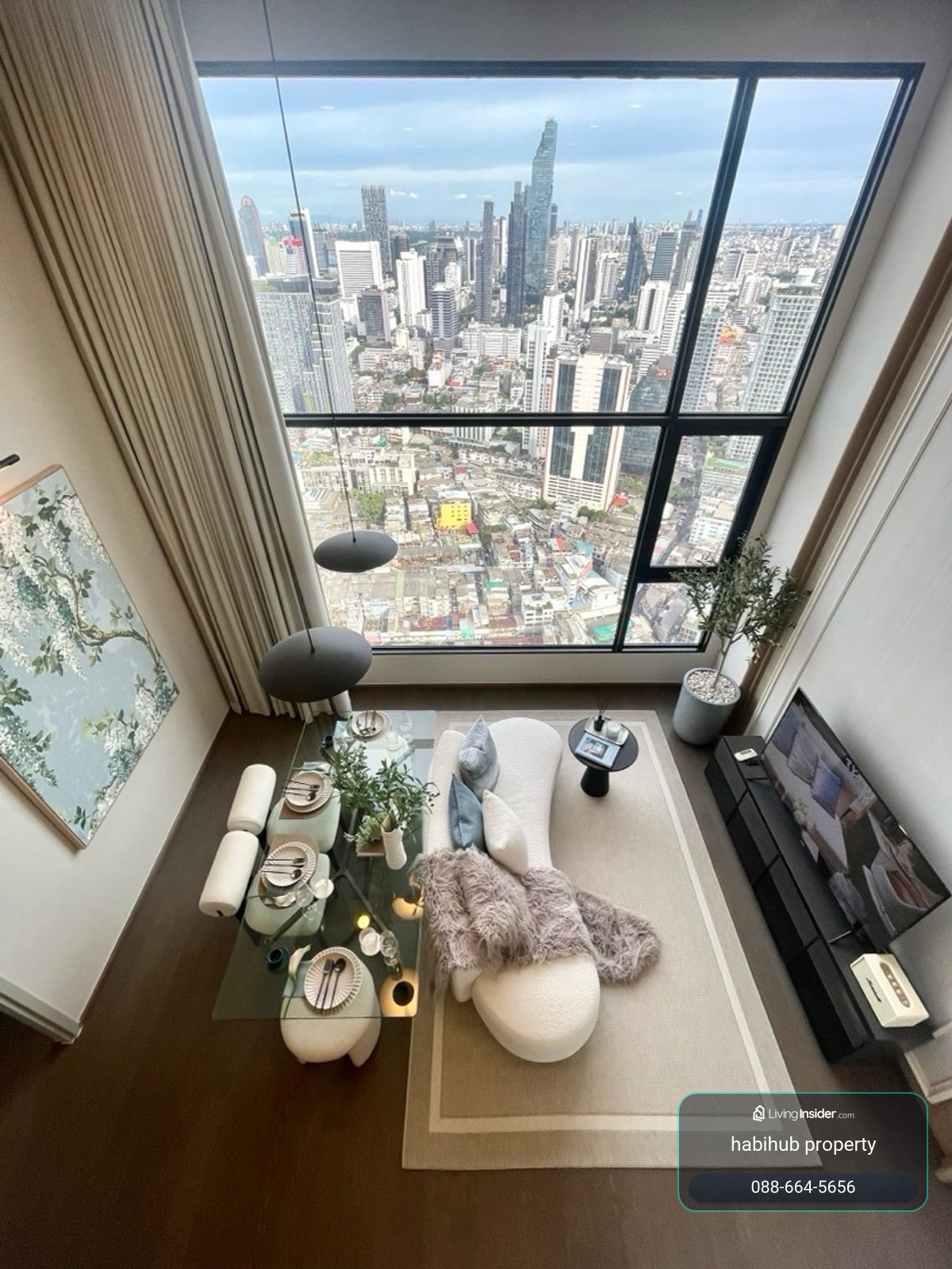 🏠✨ พาร์ค ออริจิ้น จุฬา-สามย่าน | ขายคอนโด 2 ห้องนอน Duplex (HBH-SI-102) – รูปที่ 2