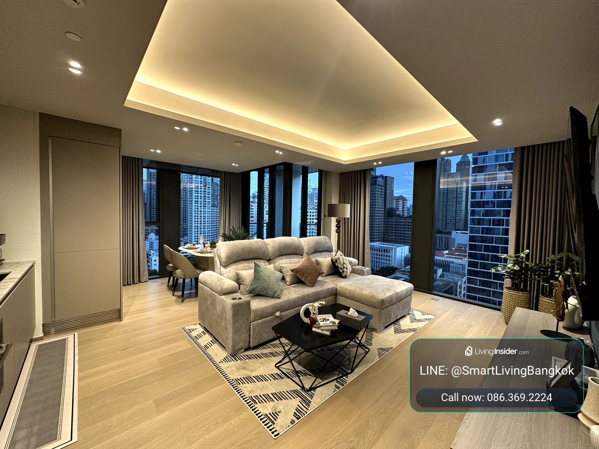 ให้เช่า คอนโด Tonson ONE Residence  1 ห้องนอน 68 ตร.ม.  ใกล้ BTS ชิดลม-เพลินจิต ใกล้ สวนลุมพินี – รูปที่ 2