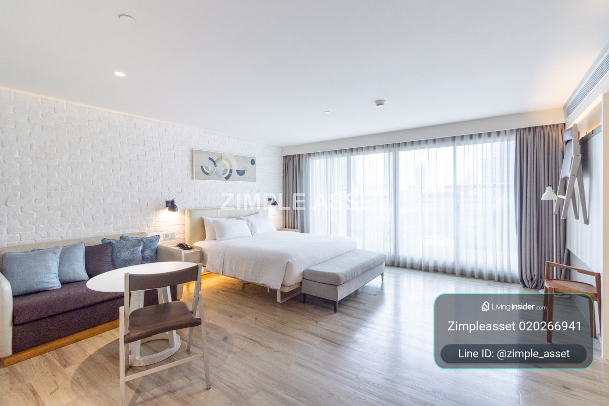 Line ID: @zimple_asset  Modern Residence Pet-Friendly at Central Business District of Silom and Sathorn, Combining fully-furnished accommodation with hotel-level service. – รูปที่ 2