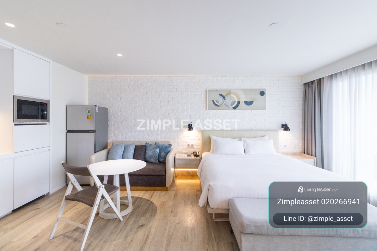 Line ID: @zimple_asset  Modern Residence Pet-Friendly at Central Business District of Silom and Sathorn, Combining fully-furnished accommodation with hotel-level service. – รูปที่ 3