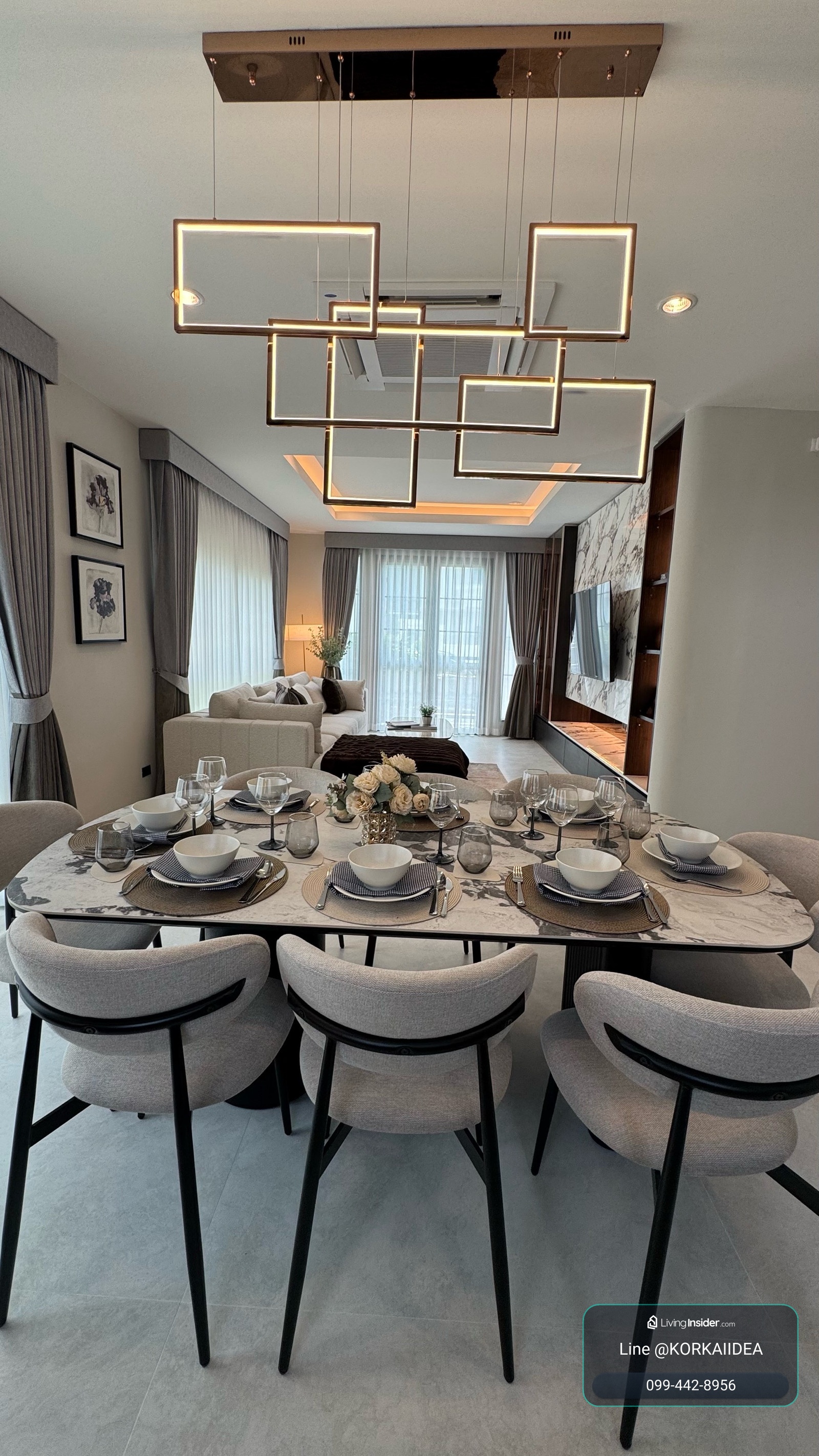 Luxury House for Rent | Setthasiri Bangna KM.10 บ้านใหม่ บิลท์อินทั้งหลัง เฟอร์นิเจอร์ครบ TV ครบทุกห้อง เครื่องใช้ไฟฟ้าครบ – รูปที่ 2