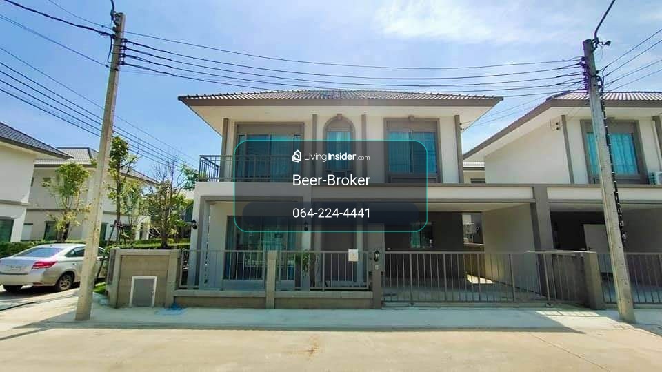 บ้าน 4ห้องนอน หน้ากว้าง 12 เมตร หันทิศเหนือ ติดดูโฮม บางบัวทอง  – รูปที่ 2