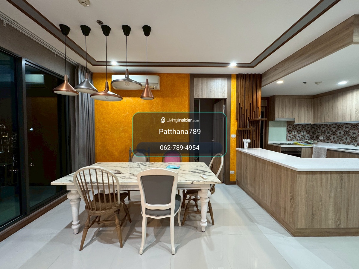 ให้เช่า Villa Asoke 2 ห้องนอน แต่งหรู เฟอร์ครบ ทำเล MRT เพชรบุรี – รูปที่ 3