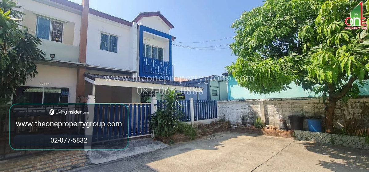 2-storey townhouse, back side, 23.3 sq m., Lio Village, Phetkasem 77, Phetkasem Road, Nong Khaem Subdistrict, Nong Khaem District, Bangkok. – รูปที่ 2