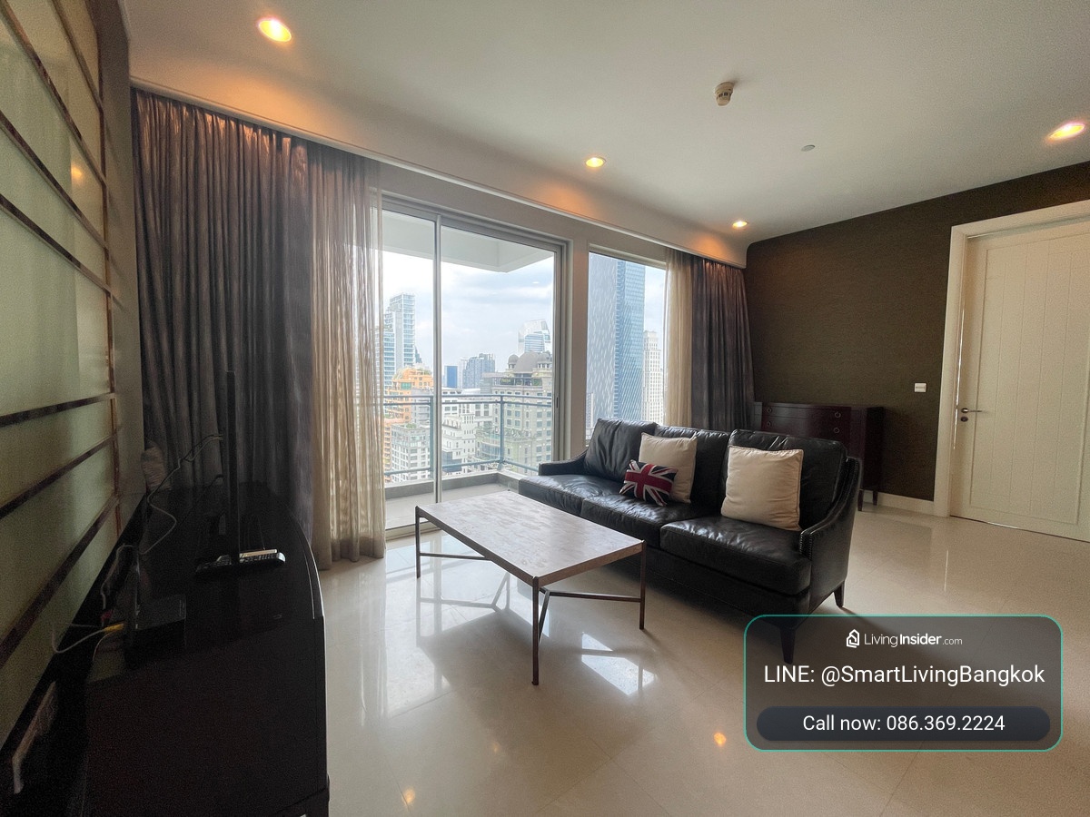 ให้เช่า คอนโด   Q Langsuan  2 ห้องนอน 106 ตร.ม.  ใกล้BTS ชิดลม ใกล้ สวนลุมพินี – รูปที่ 3