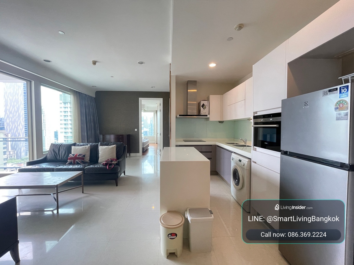 ให้เช่า คอนโด   Q Langsuan  2 ห้องนอน 106 ตร.ม.  ใกล้BTS ชิดลม ใกล้ สวนลุมพินี – รูปที่ 4