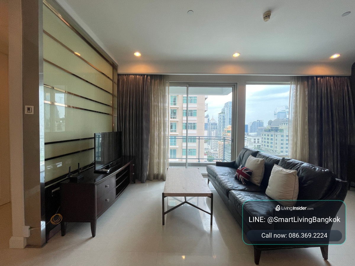 ให้เช่า คอนโด   Q Langsuan  2 ห้องนอน 106 ตร.ม.  ใกล้BTS ชิดลม ใกล้ สวนลุมพินี – รูปที่ 2