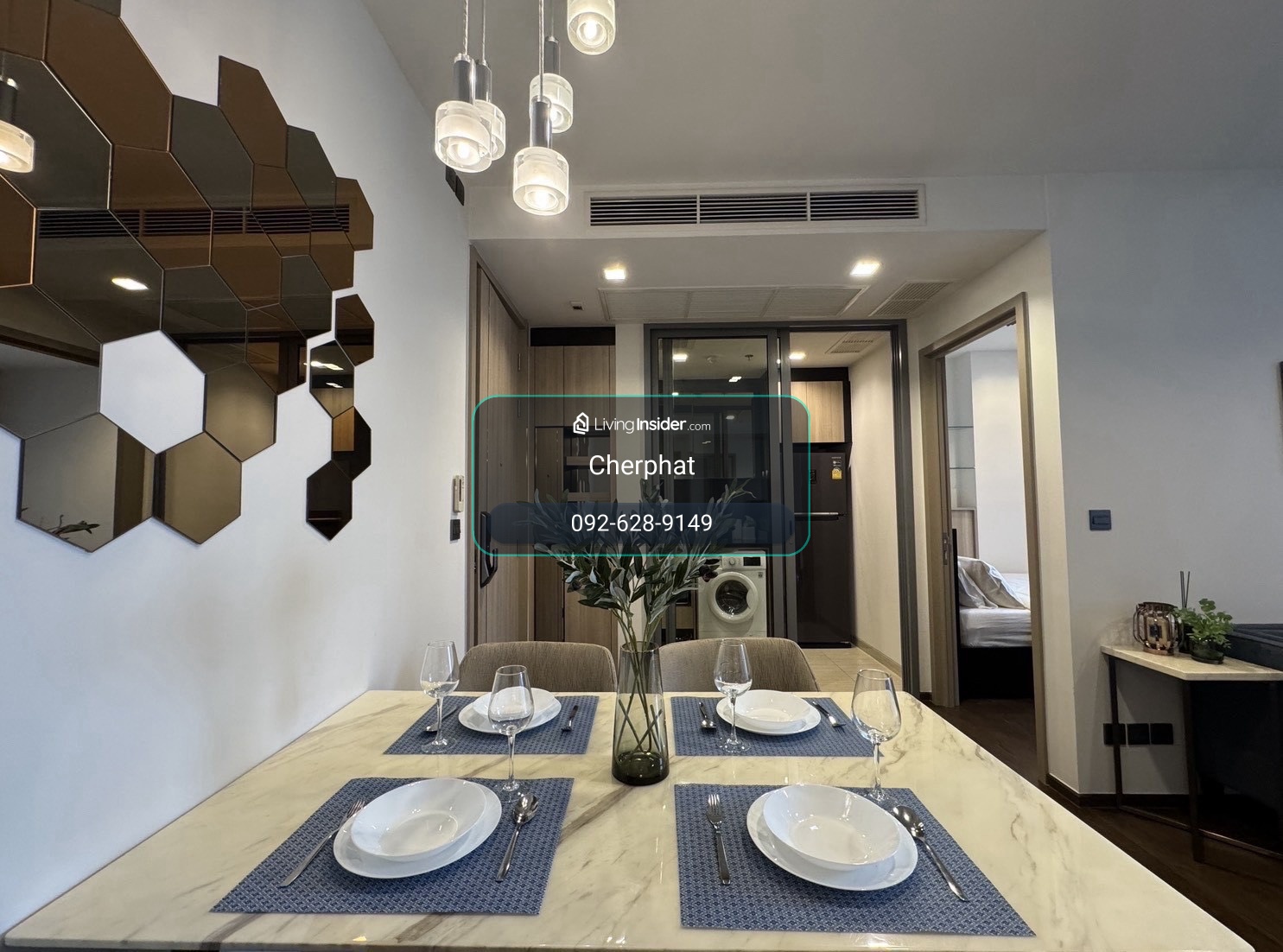 ⚡️FlashDeal⚡️The Line Ratchathewi (2bed2bath) 61sqm. 35,000✅Fully furnished, Ready to move in📞0926289149 – รูปที่ 3