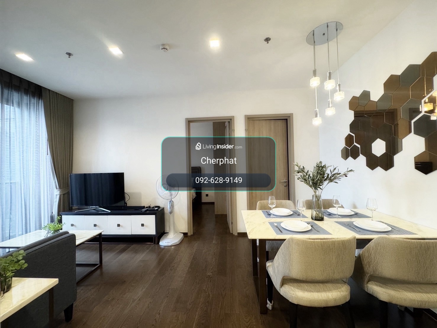 ⚡️FlashDeal⚡️The Line Ratchathewi (2bed2bath) 61sqm. 35,000✅Fully furnished, Ready to move in📞0926289149 – รูปที่ 2